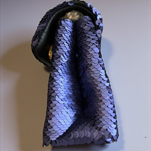 Kurt Geiger London Purple Sequin Mini Brixton. NWT, Dustbag Included. SOLD OUT - Picture 11 of 11